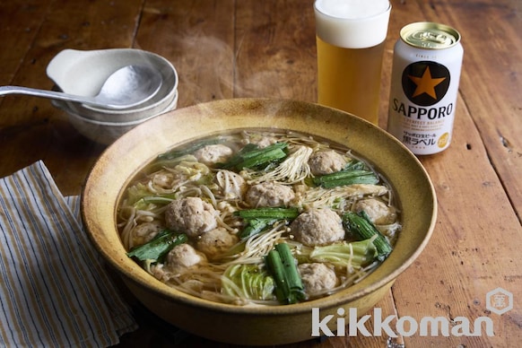 ビールに合う豚だんご鍋（賛否両論　笠原氏）