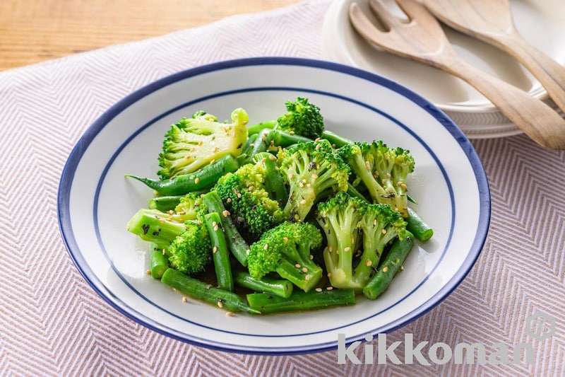 ブロッコリーとインゲンのハーブドレッシング和え【FISH A WEEK】