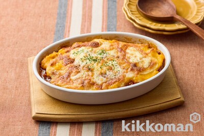マッシュかぼちゃのミートグラタン
