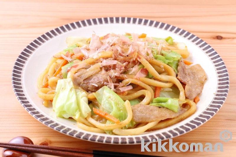 焼きうどん(味わいリッチ減塩しょうゆ使用)