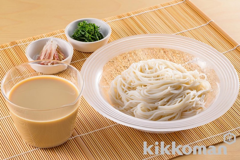 豆乳つけそうめん【豆乳×本つゆ(めんつゆ)で簡単】