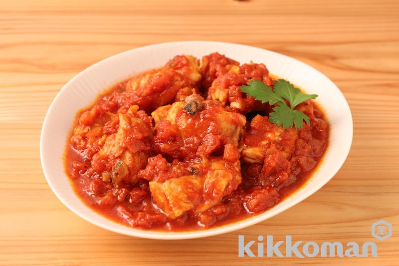 鶏肉のトマト煮(1/2日分の野菜を使ったトマトのソース使用)