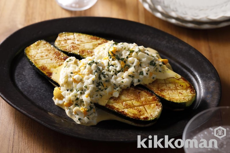 ズッキーニステーキ 和風タルタルソース