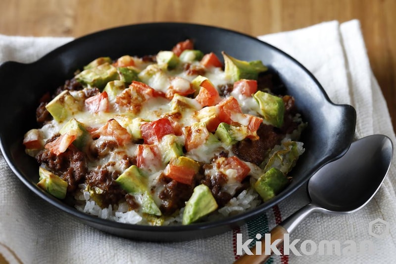 焼きアボカドタコライス