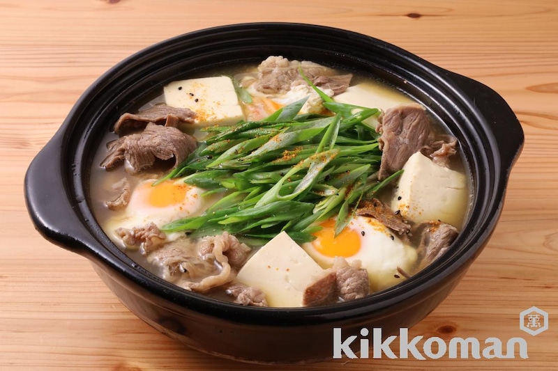 肉吸い風豆腐鍋(濃いだし本つゆ使用)