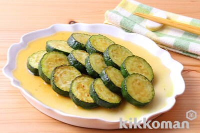 ズッキーニの焼きびたし【本つゆ（めんつゆ）使用】