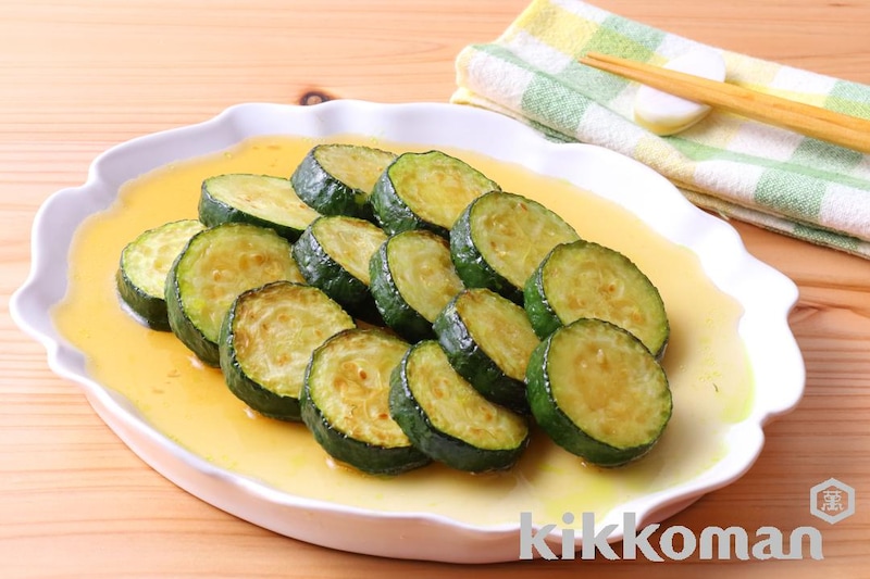 ズッキーニの焼きびたし【本つゆ(めんつゆ)使用】