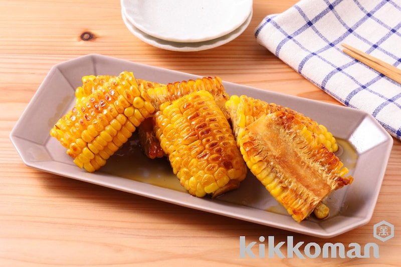 とうもろこしの照り焼き