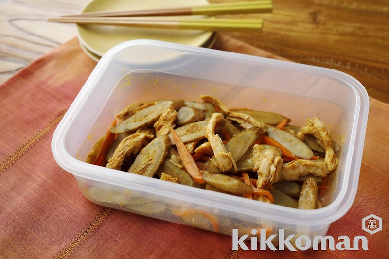 カレー風味のシャカシャカきんぴら