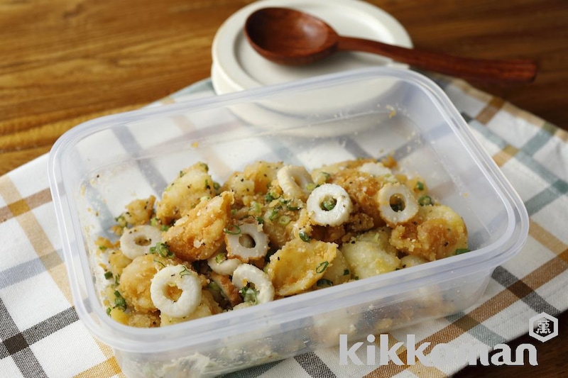 ちくわのシャカシャカ和風ポテトサラダ