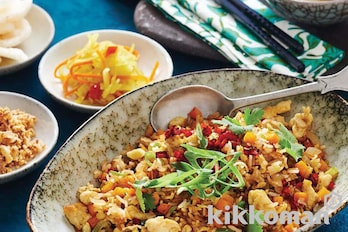 卵チャーハン（Egg fried rice）【海外発のキッコーマンレシピ】