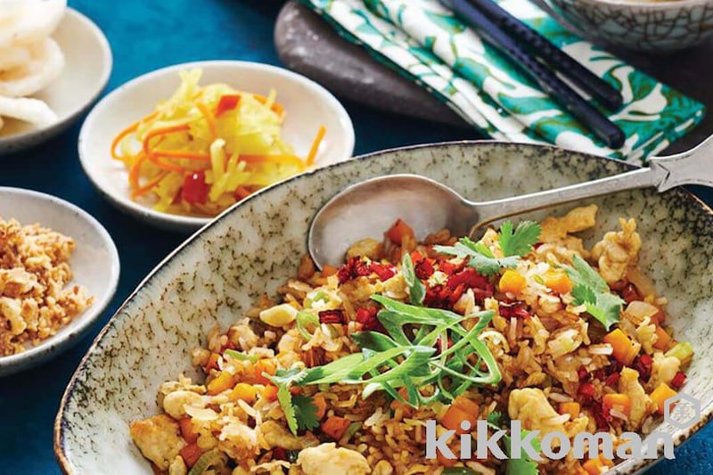 卵チャーハン(Egg fried rice)【海外発のキッコーマンレシピ】
