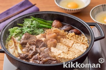 香ばしい！「焼く派」のすき焼き