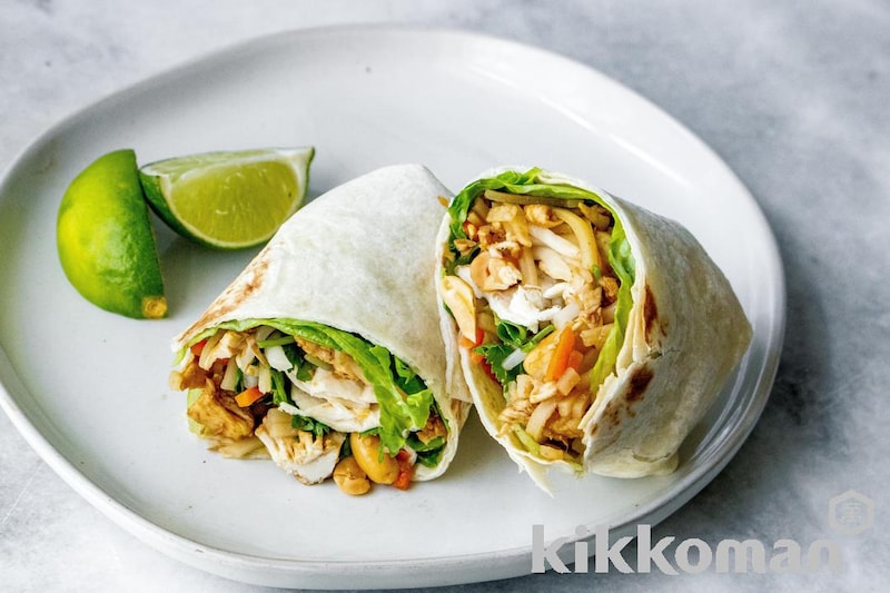 パッタイラップ(PAD THAI WRAP)【海外発のキッコーマンレシピ】