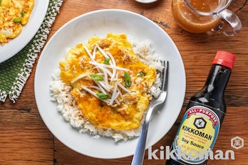 チキンエッグフーヤング（CHICKEN EGG FOO YOUNG）【海外発のキッコーマンレシピ】