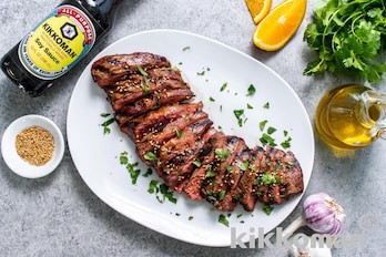 オレンジしょうゆマリネステーキ（ORANGE SOY MARINATED STEAK）【海外発のキッコーマンレシピ】
