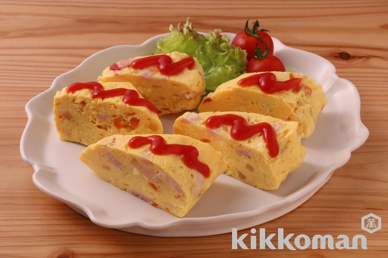 ふんわりチーズオムレツ(うちのごはん使用)