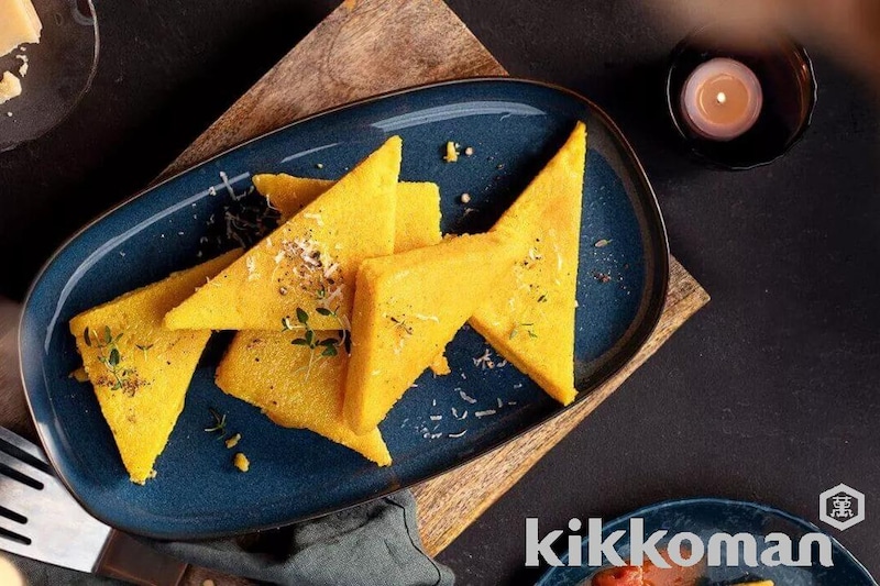 ポレンタ(Easy cheesy fried polenta)【海外発のキッコーマンレシピ】
