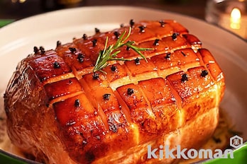 ハニーベイクドハム（Easy honey-glazed ham）【海外発のキッコーマンレシピ】