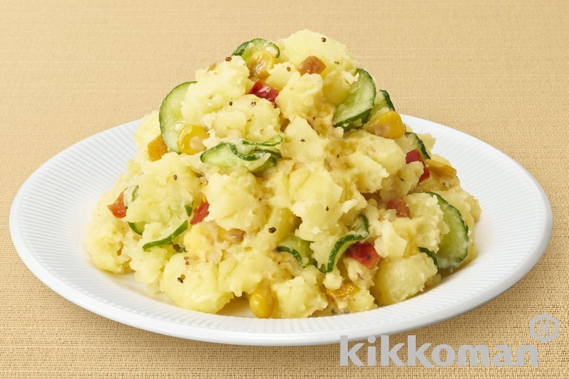 彩りレンジの素 コクうまポテトサラダ(うちのごはん使用)
