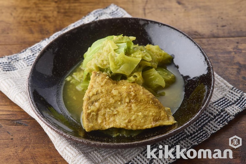 めかじきとキャベツのスパイスカレー煮