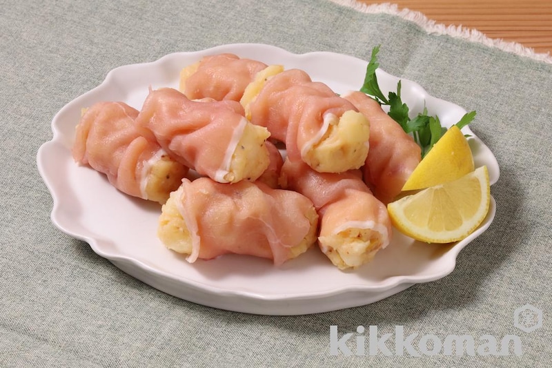 生ハム巻きポテトサラダ(うちのごはん使用)