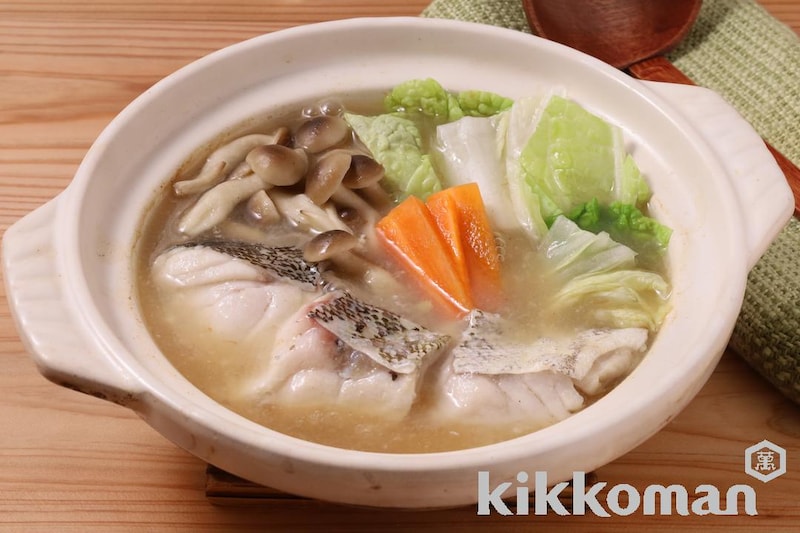 たらの生姜みぞれ鍋(芯からぽっと 生姜みぞれ鍋使用)