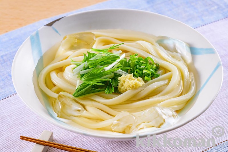白だしで!氷ぶっかけうどん