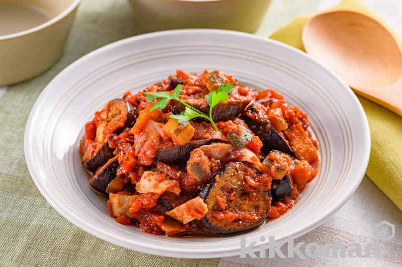 なすだけで簡単ラタトゥイユ(1/2日分の野菜を使ったトマトのソース使用)