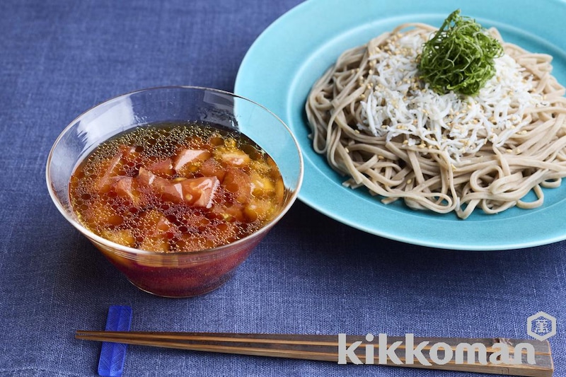 しらすとトマトのめんみつけそば(賛否両論笠原氏)