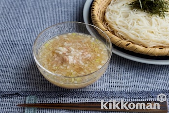 ツナと長芋のつけそうめん（賛否両論笠原氏）