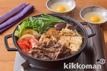 焼いて仕上げる！トマトすき焼き