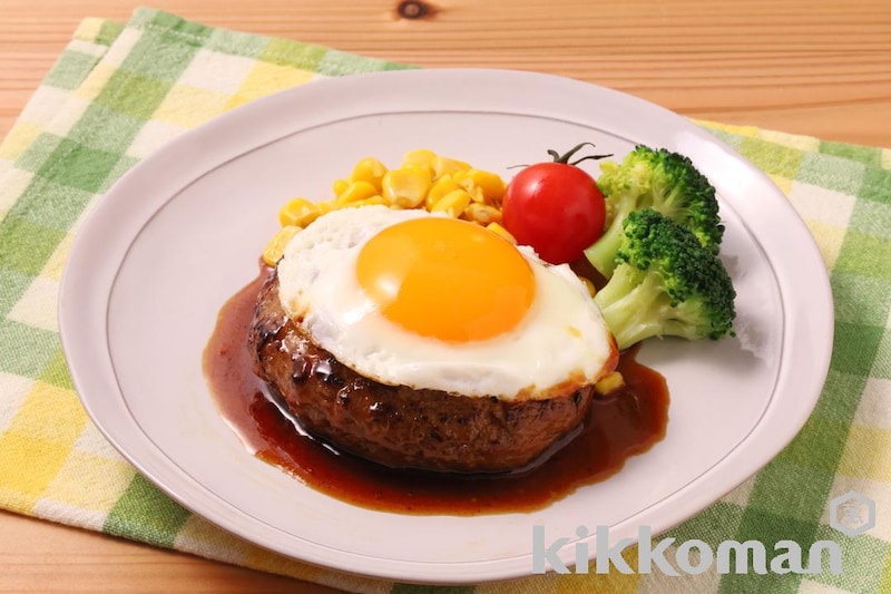 てりたまハンバーグ(丸大豆しょうゆまろうま仕立て使用)