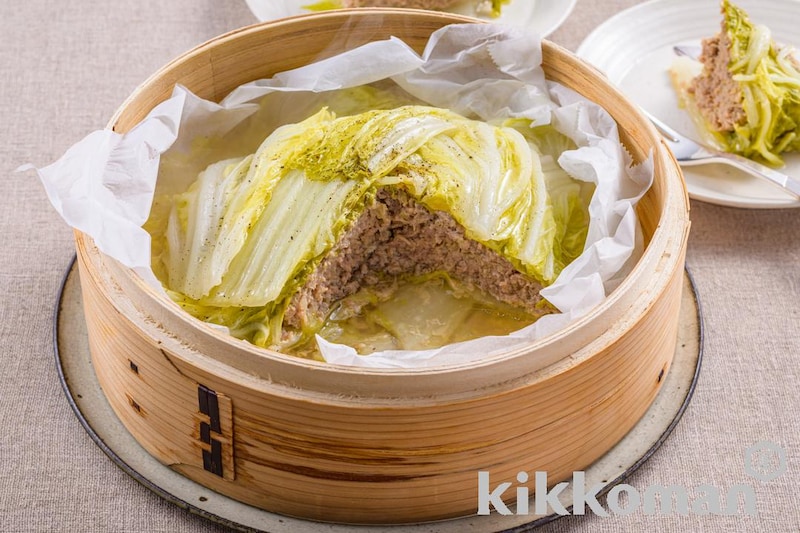 せいろでつくる!巻かない和風ロール白菜