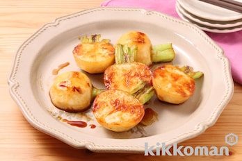 かぶのしぼ生ステーキ【味つけは生しょうゆだけ】