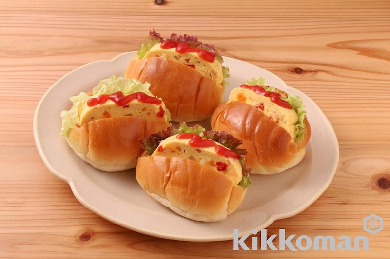 ふんわりオムレツサンド(うちのごはん使用)