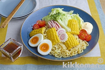 とうもろこしたっぷりめんみラーメンサラダ（賛否両論笠原氏）