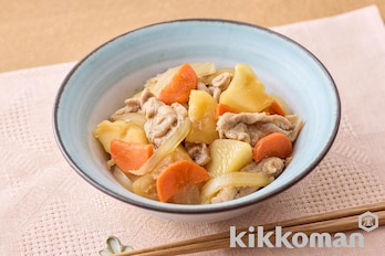 電子レンジで！1人分の肉じゃが