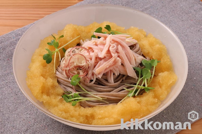 お出汁香る柑橘そば(シャリっと冷やそうめん使用)