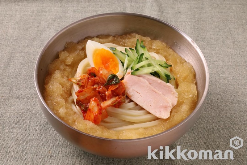 韓国冷麺風うどん(シャリっと冷やそうめん使用)
