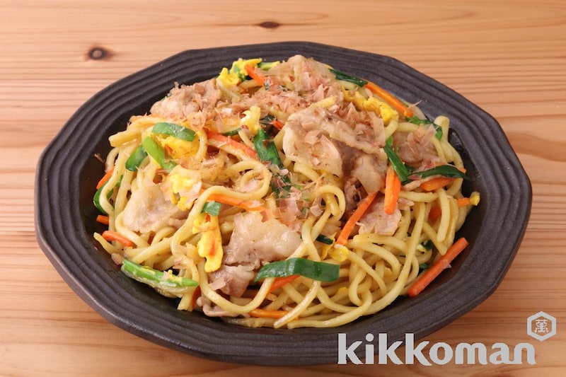 豚肉とにんじんのだし焼きそば(賛否両論笠原氏)