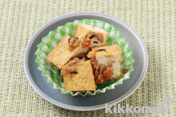 お弁当にぴったり！きんぴら厚揚げ（おにぎリッチ きんぴらそぼろ味使用）