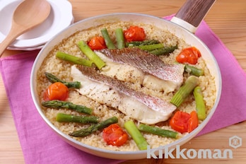 鯛の和風パエリア