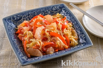 切り干し大根とグレープフルーツのソムタム【FISH A WEEK】