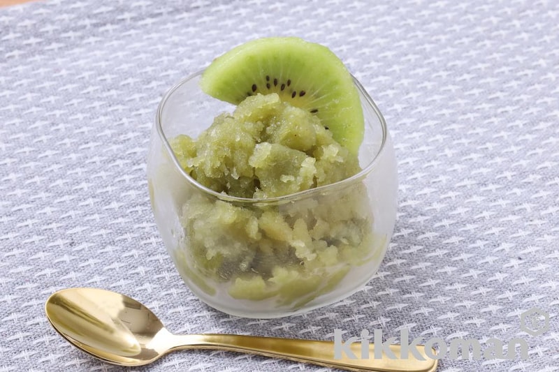 キウイシャーベット( ピュレフルーツ すりおろしキウイミックス使用)
