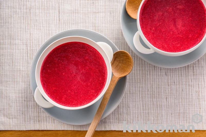 ビーツの和風ポタージュ【下処理いらずで簡単】