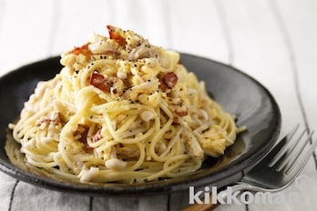 えのきでかさ増しカルボナーラ【糖質控えめ】