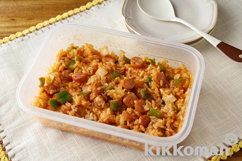 シャカシャカナポリタンご飯