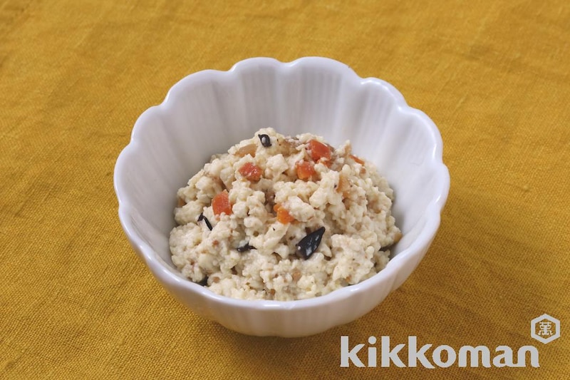 きんぴらそぼろの白和え(おにぎリッチ きんぴらそぼろ味使用)