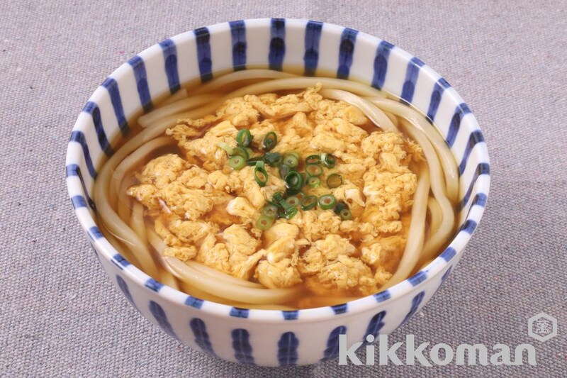 卵とじうどん(めんみ使用)